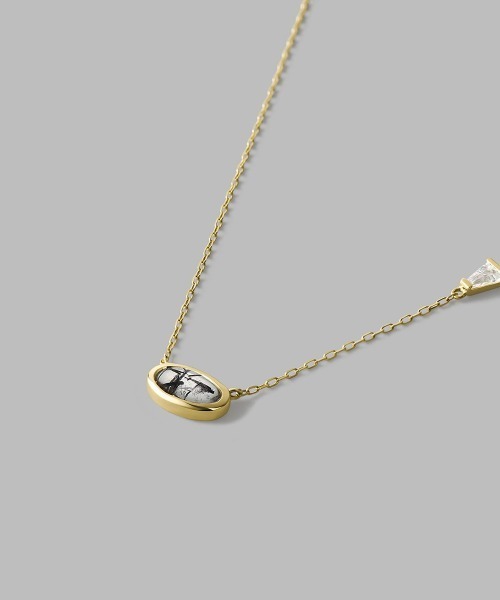 ネックレス 「The Tidal」K10イエローゴールド ネックレス レディースの画像