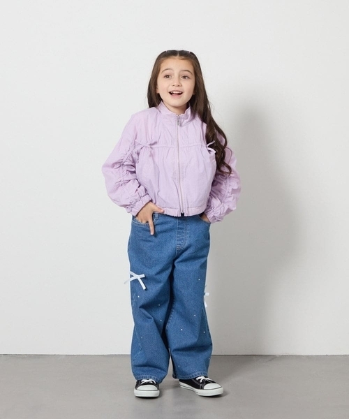 a.v.v（アー・ヴェ・ヴェ） ブルゾン アウター 「140-150」リボン