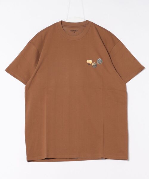 【carhartt】\"S/S Fairplay\"コットン プリントTシャツ/persimmon Carhartt WIP S/S Fairplay T-Shirt, Persimmon | Official