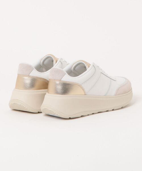 スニーカー F-MODE LEATHER/SUEDE/METALLIC FLATFORM SNEAKERS レディース_3
