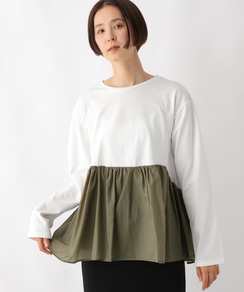 tシャツ フレスカスリットヘムプルオーバー レディース スリットシャツプルオーバー | Whim Gazette(ウィム ガゼット