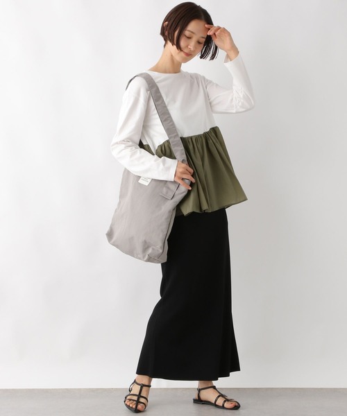 tシャツ バックジップドッキングペプラムプルオーバー レディース STYLEDOOR｜バックジップドッキングペプラムプルオーバー