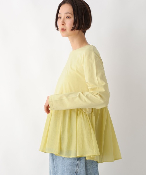 LEPSIM tシャツ ペプラムドッキングプルオーバー 311863