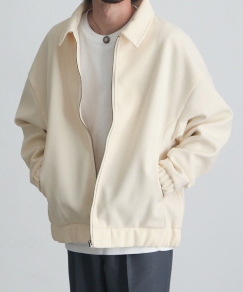 「ZIP FIVE」 ブルゾン LARGE ベージュ メンズ_画像4