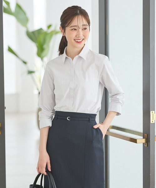 Honeys（ハニーズ） フォーマル ブラウス シャツ 「らくらくアイロン