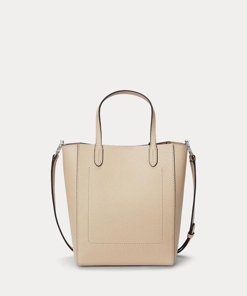 【Lauren RALPH LAUREN】ペブルレザースモール トートバッグ LAUREN RALPH ハンドバッグ ペブルド レザー スモール Cameryn