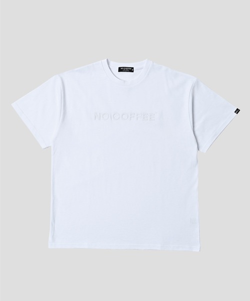 NO COFFEE（ノーコーヒー） tシャツ エンボスロゴ S/S Tee メンズ
