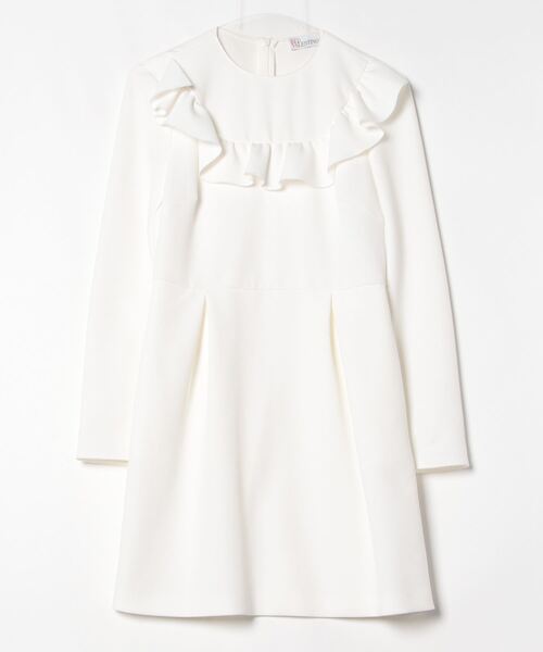 VALENTINO ヴァレンティノ  白ワンピース RED VALENTINO 「RED VALENTINO」 長袖ワンピース 38 ホワイト