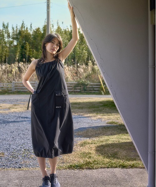 RVCA（ルーカ） ワンピース レディース UTILITY SLIP DRESS ワンピース