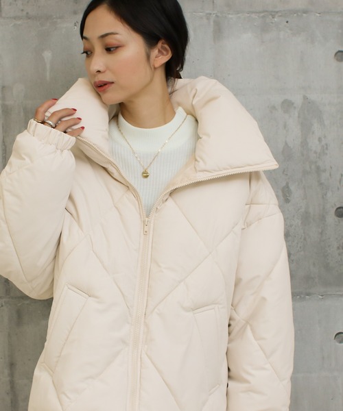 「Social GIRL」 ブルゾン M アイボリー レディース_画像3