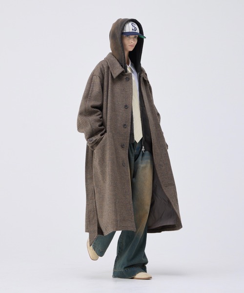 soerte ステンカラーコート コート メンズ : ZOZOTOWN Yahoo!店 - 通販