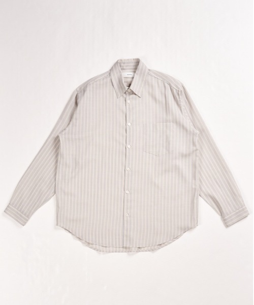 marka ストライプシャツ マーカ markaware サイズ1 完売していたMARKAWAREのストライプシャツが待望の再販