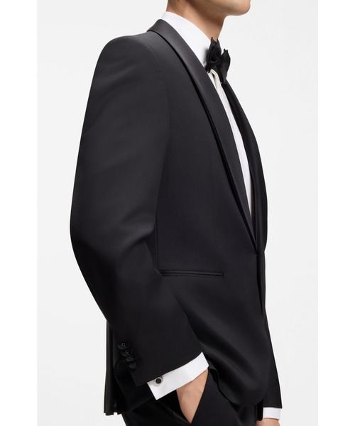 BOSS（HUGO BOSS） カフスボタン カフス ラウンドカフリンク ブラック