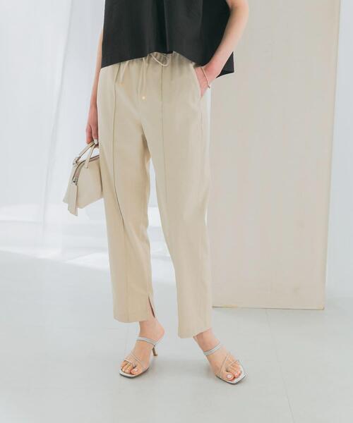 パンツ ウォッシャブルイージーテーパードパンツ レディース