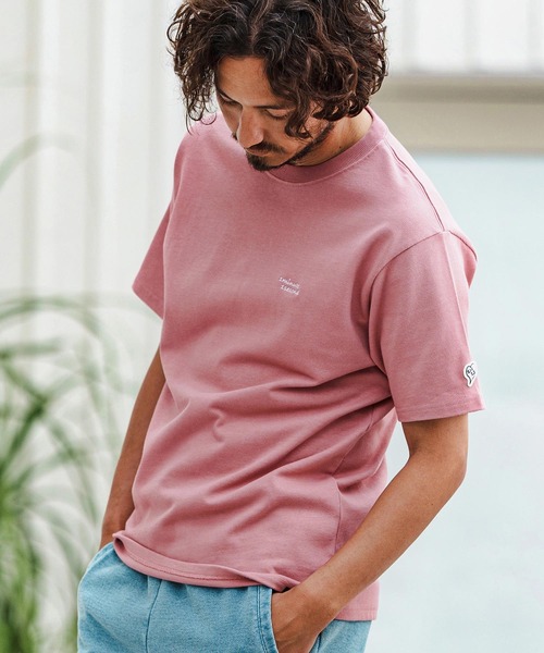 1minute 1second tシャツ mt9681-10oz cursive embroidery T