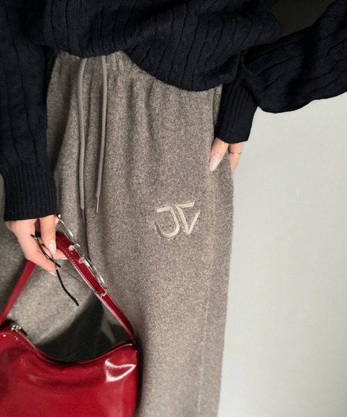 Java スウェットパンツ ジャージ 「JaVaジャバコラボ」裾ドロストロゴ