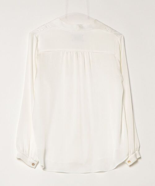 [UNITED ARROWS] длинный рукав блуза 36 белый женский 
