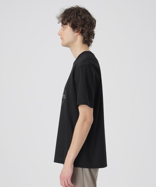ブランベール サスペンダーロゴTシャツ MALIBUブラック 38 MA LABEL BY MAISON SPECIAL - ブラック サバス オーバーサイズ