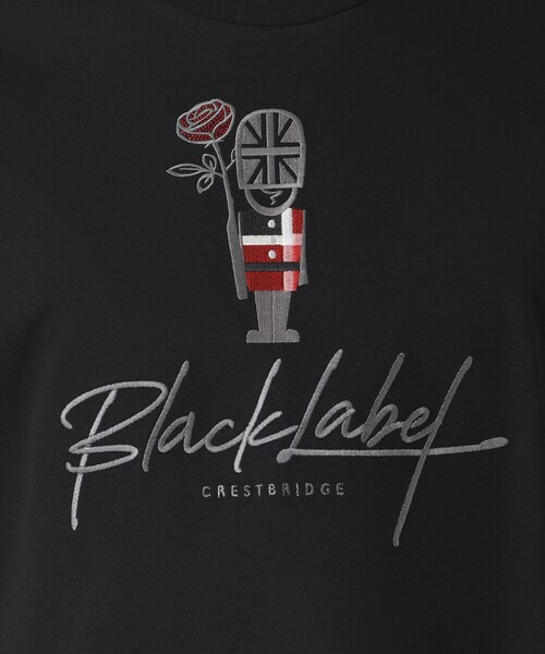 BLACK LABEL CRESTBRIDGE tシャツ ガーズマングラフィックT