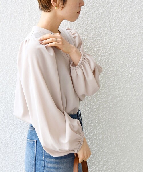 「SHIPS」 長袖ブラウス ONE SIZE ピンク レディース SHIPS any 「SHIPS any」 長袖ブラウス ONE SIZE ピンク