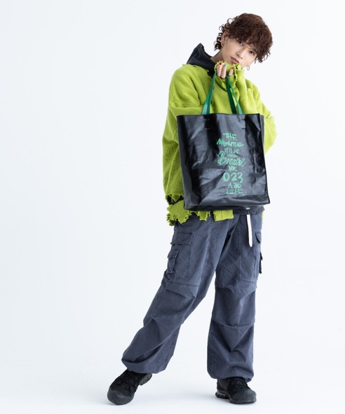 「MASONPRINCE」 ニットカーディガン S アイボリー メンズ_画像3