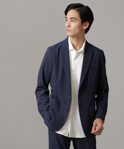 メンズ　セットアップ　紺色　natto premium nylon setup / navy（プレミアムナイロンセットアップ