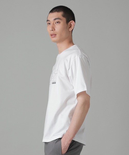 ZUCCa（ズッカ） tシャツ ジオメトリック刺繍T / Tシャツ / S メンズ
