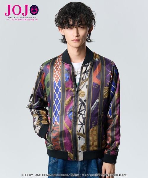 メンズスカジャン（色：パープル系）｜コート、ジャケット