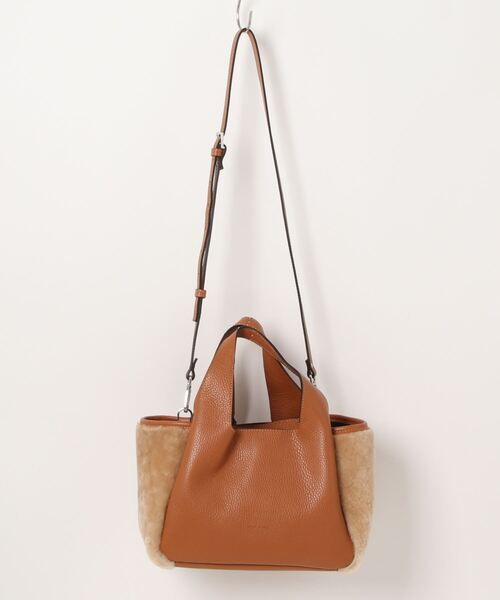 「RIPANI」 2WAYバッグ ALL ブラウン レディース_画像6