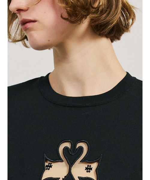 SORIN（ソリン） tシャツ SWAN Cutwork Compact T-shirt レディース