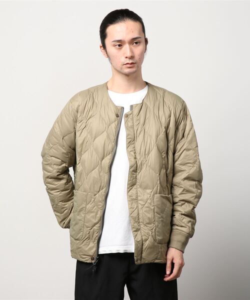 TAION（タイオン） ダウンジャケット MEDIUM オリーブ メンズ