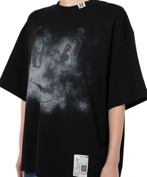 MAISON MIHARA YASUHIRO tシャツ Happy Face Printed Distressed