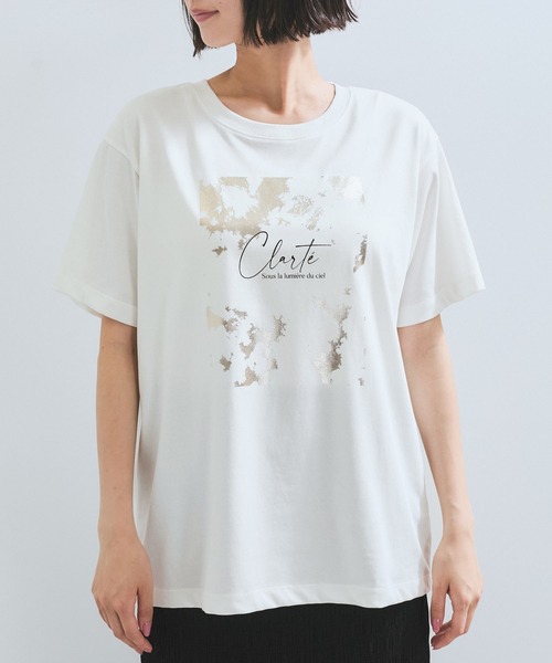 【夏らしい洗練をもたらす一着☆】LV グラフィック Tシャツ VIS tシャツ 「夏トク価格」「接触冷感」箔グラフィックアートT