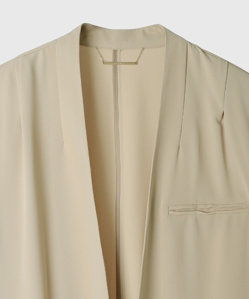 anuans（アニュアンス） ジャケット ノーカラージャケット ライト
