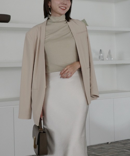 anuans（アニュアンス） ジャケット ノーカラージャケット ライト