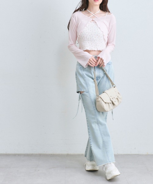 アンサンブル キャミ×ボレロセット 単品でもアンサンブルとしても着 