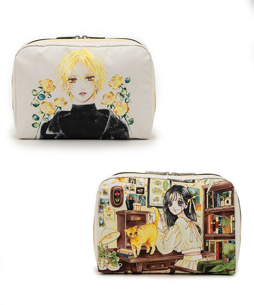 LeSportsac ポーチ 「ハニーレモンソーダ」EXTRA LARGE