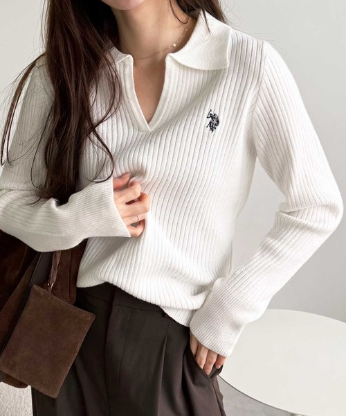 U.S. POLO ASSN.（ユーエスポロアッスン） ニット セーター GeeRA別注