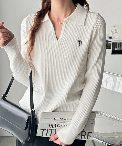 U.S. POLO ASSN.（ユーエスポロアッスン） ニット セーター GeeRA別注