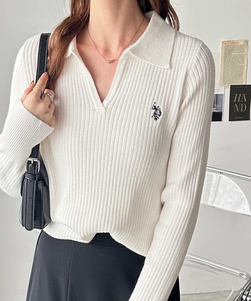 U.S. POLO ASSN.（ユーエスポロアッスン） ニット セーター GeeRA別注