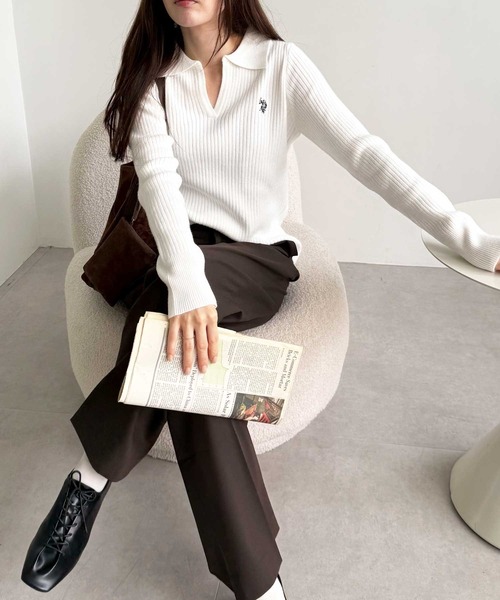 U.S. POLO ASSN.（ユーエスポロアッスン） ニット セーター GeeRA別注