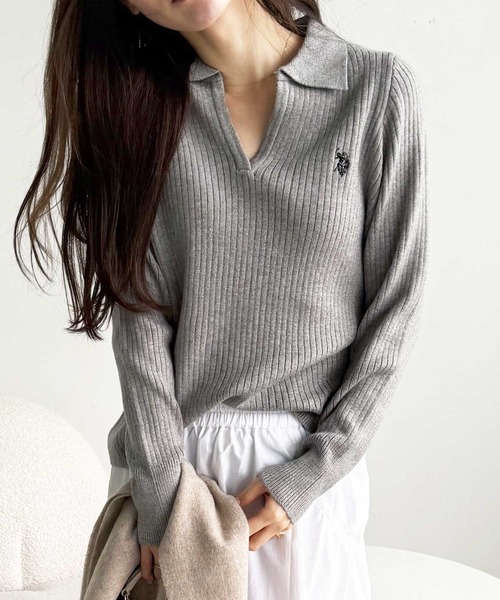 U.S. POLO ASSN.（ユーエスポロアッスン） ニット セーター GeeRA別注