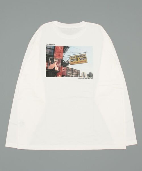 「LOWRYS FARM」 長袖Tシャツ LARGE ブラック メンズ