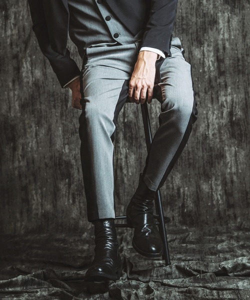 NO ID.（ノーアイディー） スラックス 「NO ID.」Belted Tapered