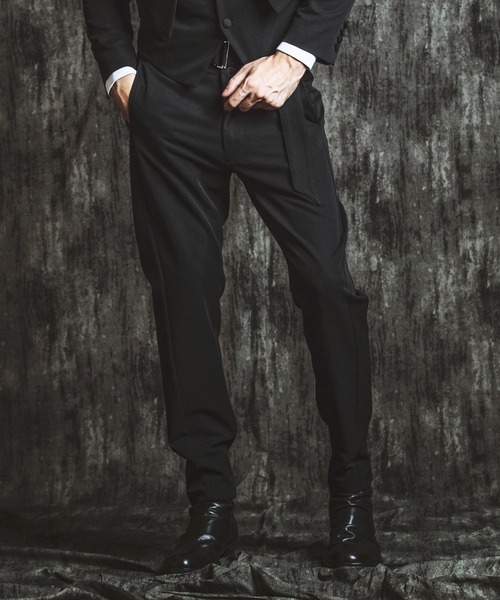 NO ID.（ノーアイディー） スラックス 「NO ID.」Belted Tapered