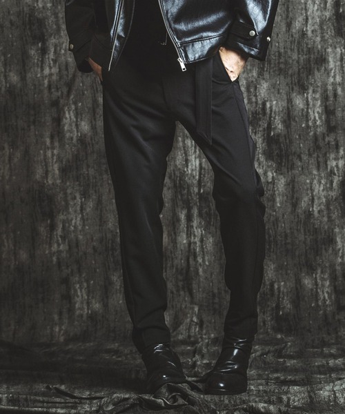 NO ID.（ノーアイディー） スラックス 「NO ID.」Belted Tapered