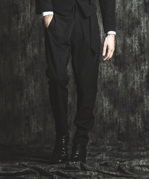 NO ID.（ノーアイディー） スラックス 「NO ID.」Belted Tapered
