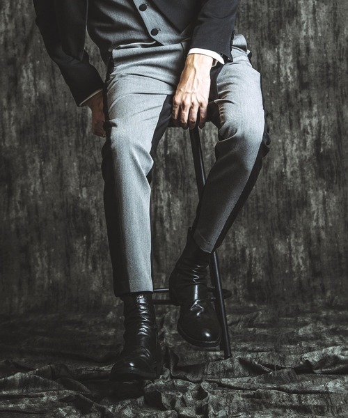NO ID.（ノーアイディー） スラックス 「NO ID.」Belted Tapered