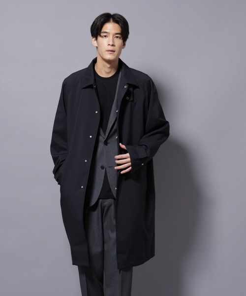 【新品】NANO universe ステンカラーオーバーコート NANO universe ステンカラーコート コート 「RainComfortWear