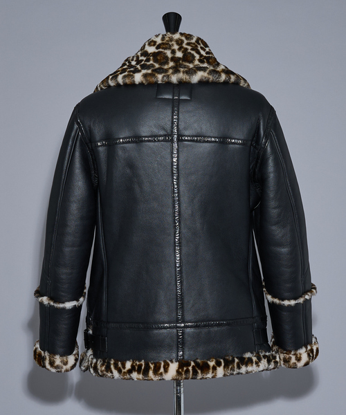 5351 POUR LES HOMMES 革ジャン ライダース 「25A/W」B-3 ムートン